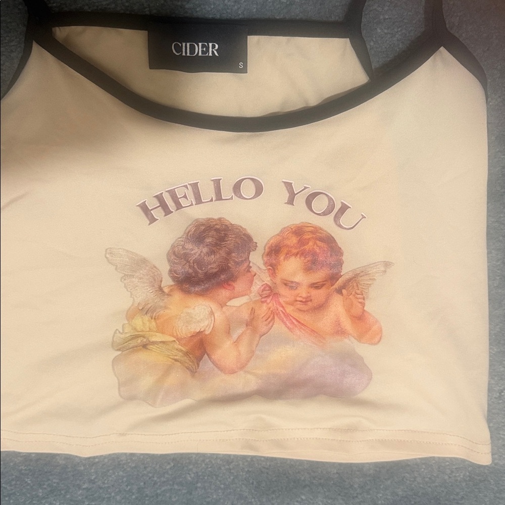 Cider Cherub Tank Top suze small - Picture 2 of 3